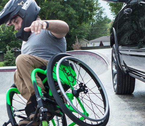 RAM Accessible Tuck with a Wheelchair Lift