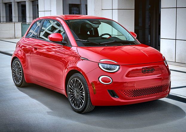 Fiat 500e Red